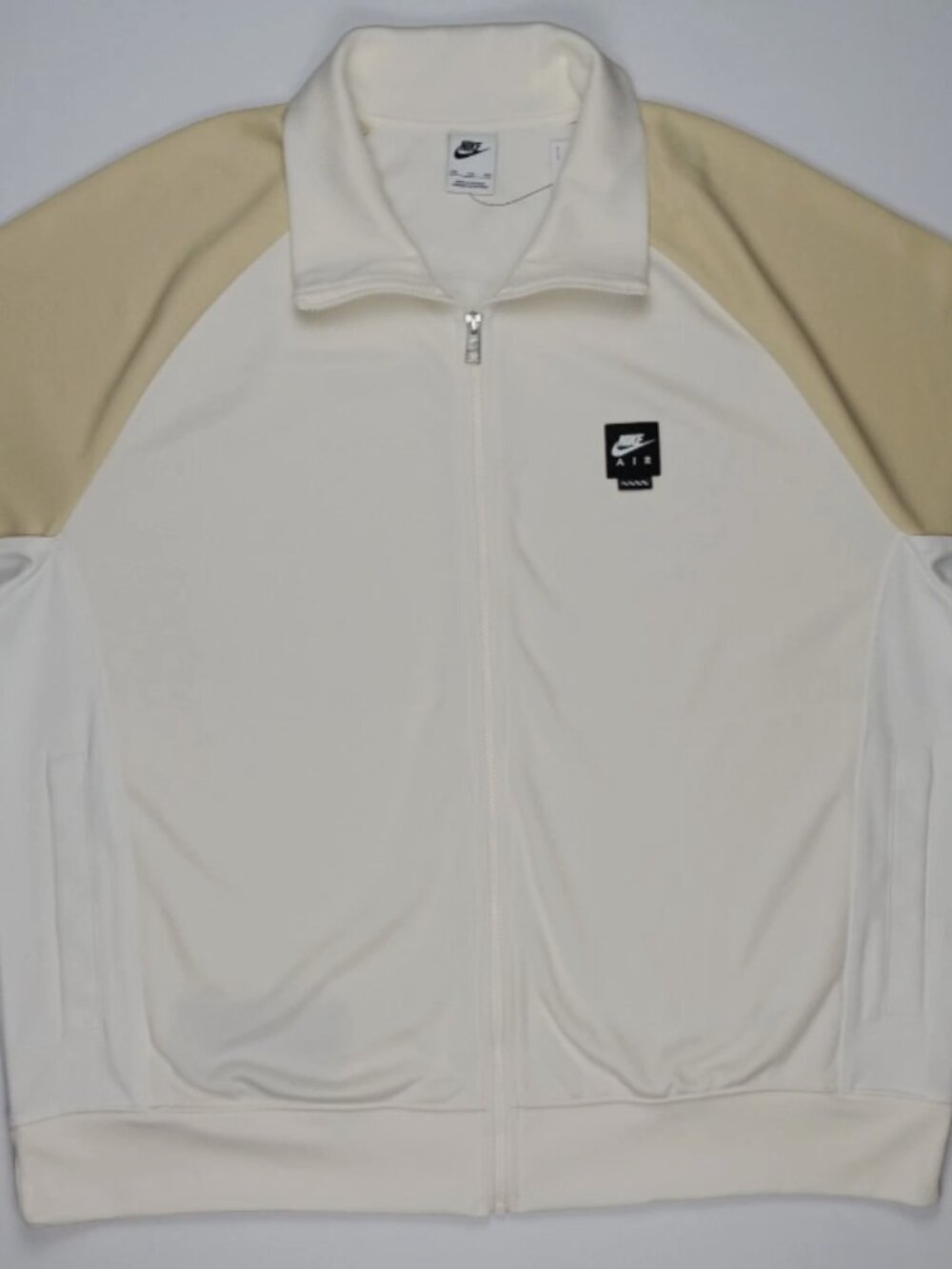 Nike Air Poly Knit Track Jacket Men's XXL Sail Khaki IB2145-133 NWT